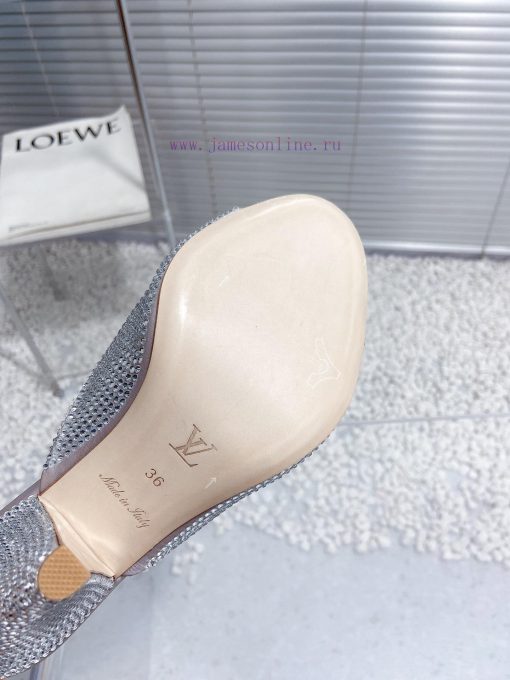 LV Louis Vuitton high-heeled slippersCute and very age reducing, not afraid of showing shortuntsf2u7 - Image 10