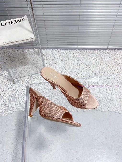 LV Louis Vuitton high-heeled slippersCute and very age reducing, not afraid of showing shortmmzeu4i4 - Image 6