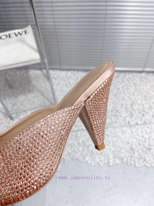 LV Louis Vuitton high-heeled slippersCute and very age reducing, not afraid of showing shortmmzeu4i4 - Image 9