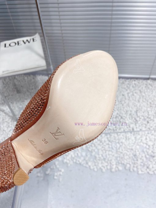 LV Louis Vuitton high-heeled slippersCute and very age reducing, not afraid of showing shortmmzeu4i4 - Image 10