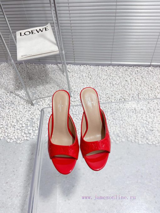 LV Louis Vuitton high-heeled slippersCute and very age reducing, not afraid of showing shortct7nxxe1 - Image 2