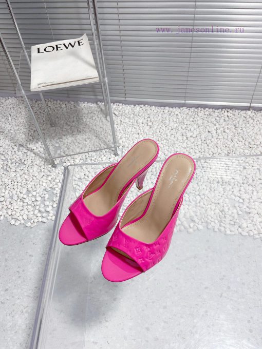 LV Louis Vuitton high-heeled slippersCute and very age reducing, not afraid of showing short8oa9qhe8 - Image 3