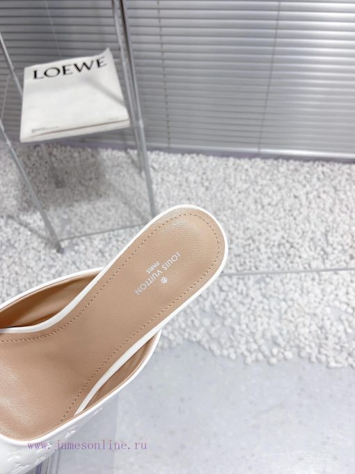 LV Louis Vuitton high-heeled slippersCute and very age reducing, not afraid of showing shortjq145mzx - Image 8