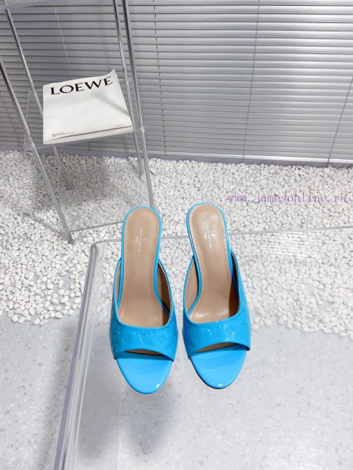 LV Louis Vuitton high-heeled slippersCute and very age reducing, not afraid of showing shortneh9smp2