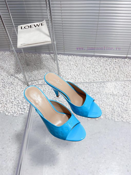 LV Louis Vuitton high-heeled slippersCute and very age reducing, not afraid of showing shortneh9smp2 - Image 4