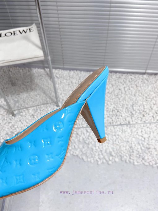 LV Louis Vuitton high-heeled slippersCute and very age reducing, not afraid of showing shortneh9smp2 - Image 9