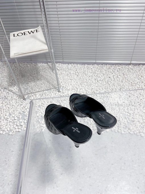 LV Louis Vuitton high-heeled slippersCute and very age reducing, not afraid of showing shortizsr4fbc - Image 5