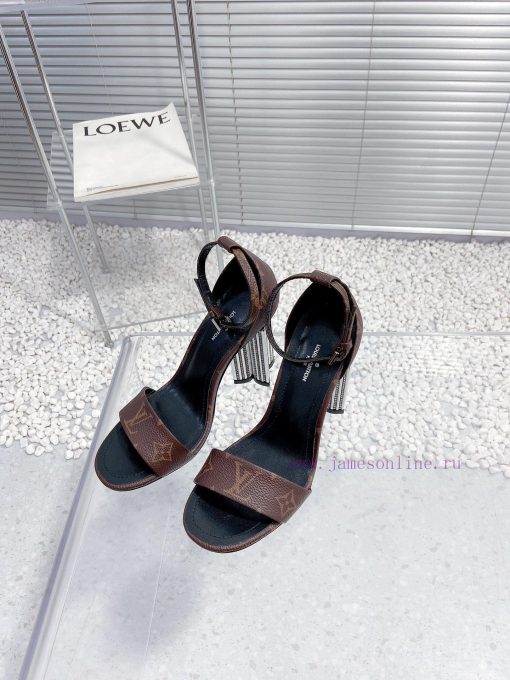 LV Louis Vuitton crystal diamond high-heeled sandalsCute and very age reducing, not afraid ogw7gjpb2 - Image 3