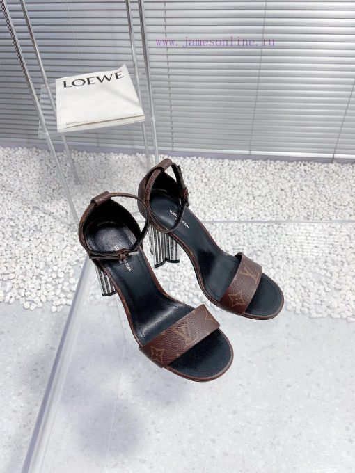LV Louis Vuitton crystal diamond high-heeled sandalsCute and very age reducing, not afraid ogw7gjpb2 - Image 4