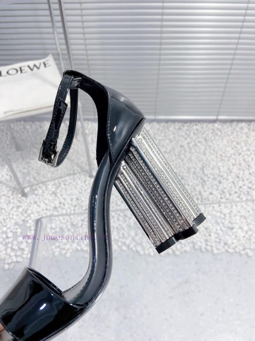 LV Louis Vuitton crystal diamond high-heeled sandalsCute and very age reducing, not afraid o1m364ito - Image 8