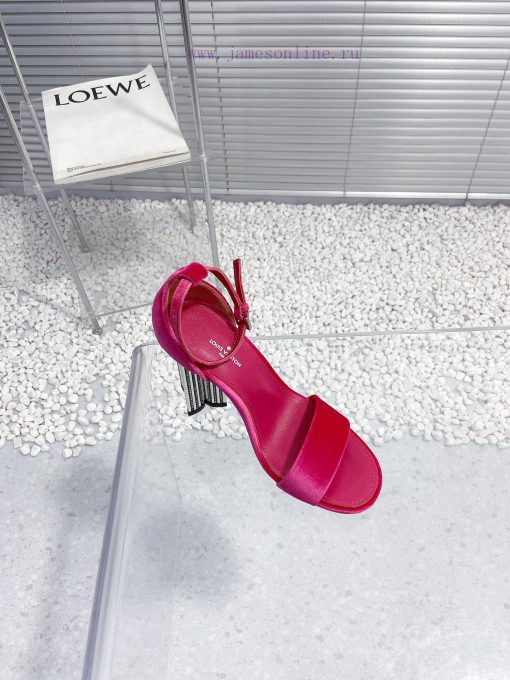 LV Louis Vuitton crystal diamond high-heeled sandalsCute and very age reducing, not afraid o3n3w6ukx - Image 6