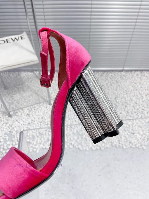 LV Louis Vuitton crystal diamond high-heeled sandalsCute and very age reducing, not afraid o3n3w6ukx - Image 8