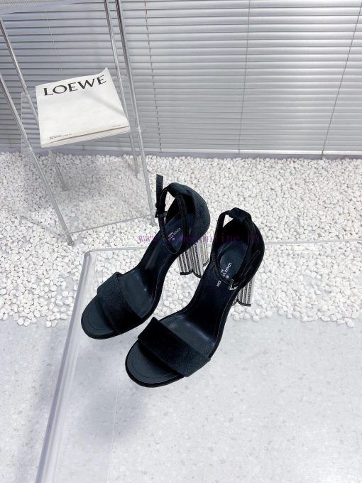 LV Louis Vuitton crystal diamond high-heeled sandalsCute and very age reducing, not afraid oy51nvgrf - Image 3