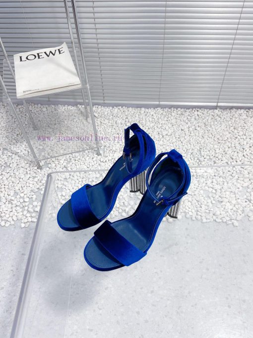 LV Louis Vuitton crystal diamond high-heeled sandalsCute and very age reducing, not afraid o2lk55f7d - Image 3