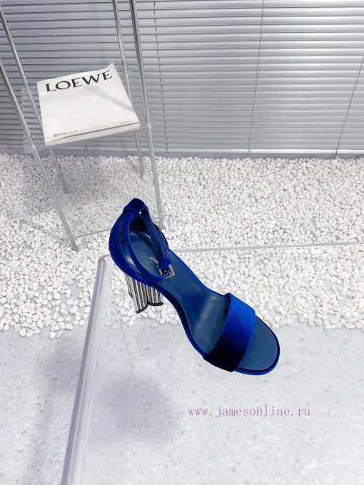 LV Louis Vuitton crystal diamond high-heeled sandalsCute and very age reducing, not afraid o2lk55f7d - Image 6