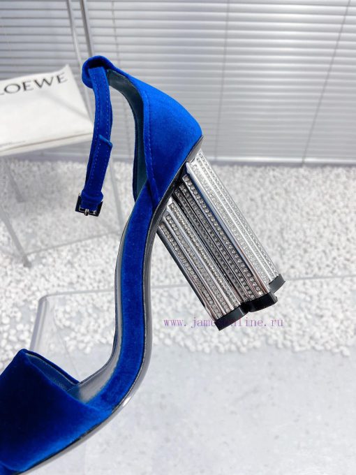 LV Louis Vuitton crystal diamond high-heeled sandalsCute and very age reducing, not afraid o2lk55f7d - Image 8