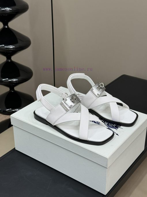 Hermes ss24 new arrival-～H Home's 2024 Spring/Summer Sandals New Product, Wide Kelly Buckle,3mc4x49h - Image 2