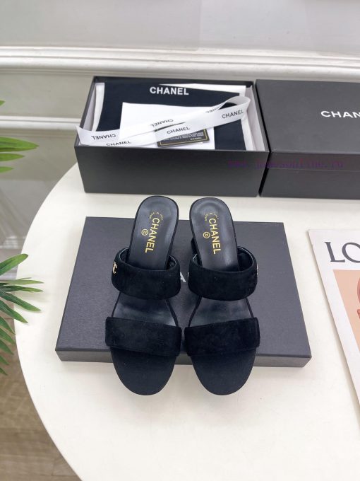 ️𝐂𝐇𝐀𝐍𝐄* 🦋 2024 Early Spring New Product Classic Pearl Heel Slippers Series Newly Released 〰Txw8kyvnb - Image 2