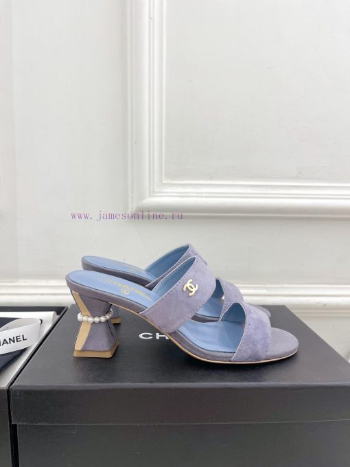 ️𝐂𝐇𝐀𝐍𝐄* 🦋 2024 Early Spring New Product Classic Pearl Heel Slippers Series Newly Released 〰T56ojlyxg - Image 5