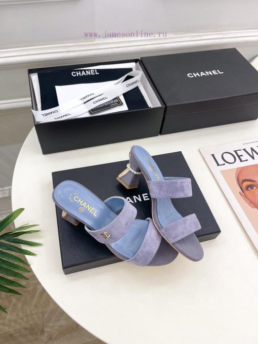 ️𝐂𝐇𝐀𝐍𝐄* 🦋 2024 Early Spring New Product Classic Pearl Heel Slippers Series Newly Released 〰T56ojlyxg - Image 6