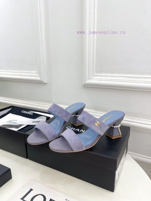 ️𝐂𝐇𝐀𝐍𝐄* 🦋 2024 Early Spring New Product Classic Pearl Heel Slippers Series Newly Released 〰T56ojlyxg - Image 7