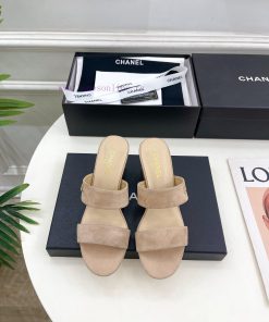 ️𝐂𝐇𝐀𝐍𝐄* 🦋 2024 Early Spring New Product Classic Pearl Heel Slippers Series Newly Released 〰Twywsefd2