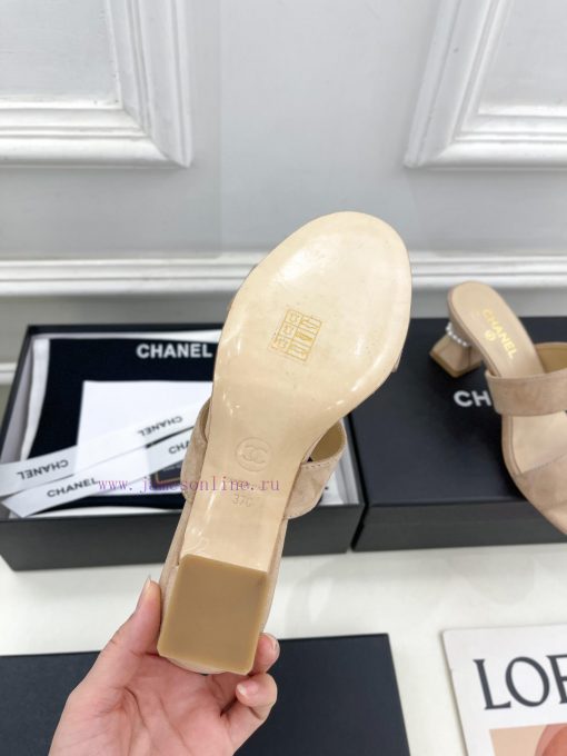 ️𝐂𝐇𝐀𝐍𝐄* 🦋 2024 Early Spring New Product Classic Pearl Heel Slippers Series Newly Released 〰Twywsefd2 - Image 10