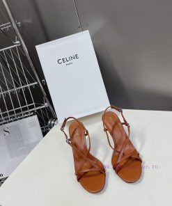 Celine's spring and summer Arc de Triomphe fashion shoes feature a soft and exposed design wux8girsu