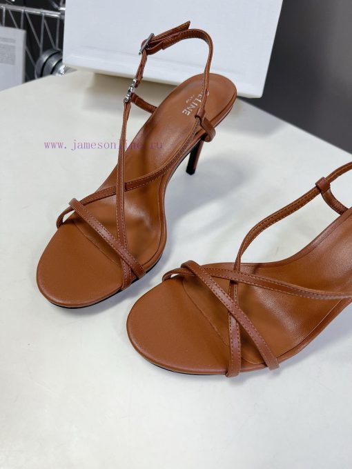 Celine's spring and summer Arc de Triomphe fashion shoes feature a soft and exposed design wux8girsu - Image 10