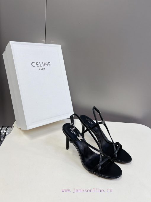 Celine's spring and summer Arc de Triomphe fashion shoes feature a soft and exposed design whq9mzn6h - Image 3