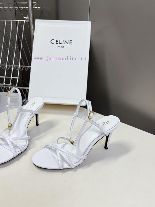 Celine's spring and summer Arc de Triomphe fashion shoes feature a soft and exposed design wll7zxpon - Image 4