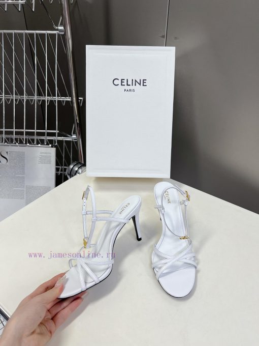 Celine's spring and summer Arc de Triomphe fashion shoes feature a soft and exposed design wll7zxpon - Image 5