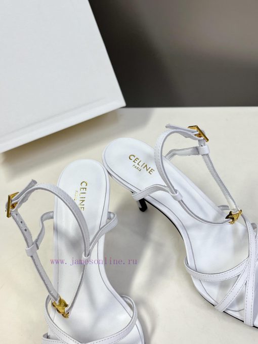 Celine's spring and summer Arc de Triomphe fashion shoes feature a soft and exposed design wll7zxpon - Image 8