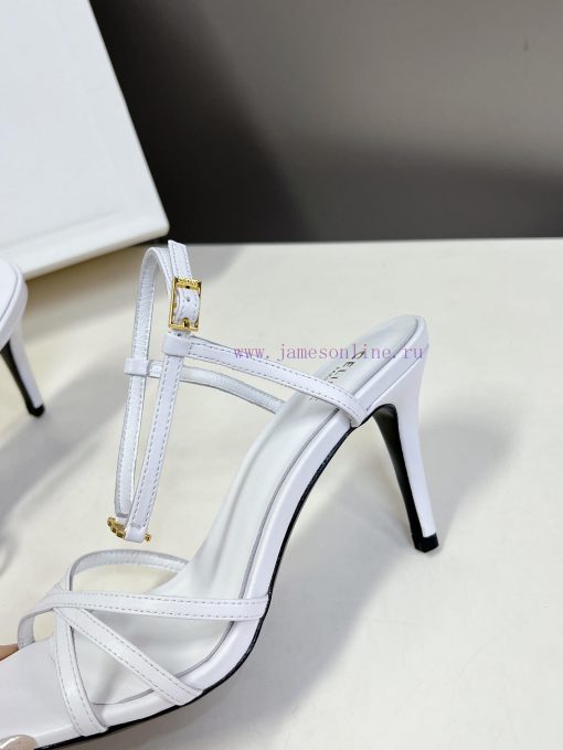 Celine's spring and summer Arc de Triomphe fashion shoes feature a soft and exposed design wll7zxpon - Image 9