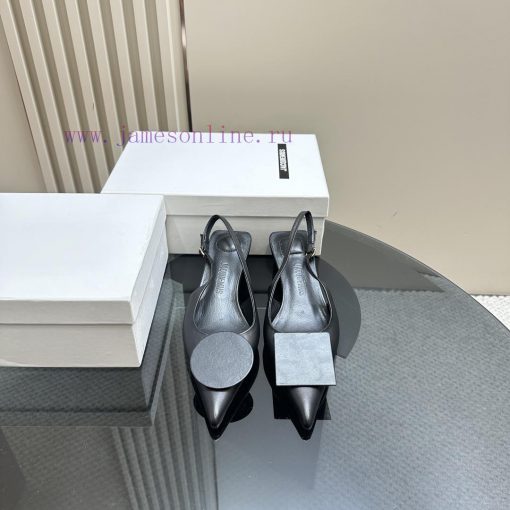 JACQUEMUS designer brand SND minimalist pointed toe women's high heelsBow decoration with polfyf6gnb - Image 3