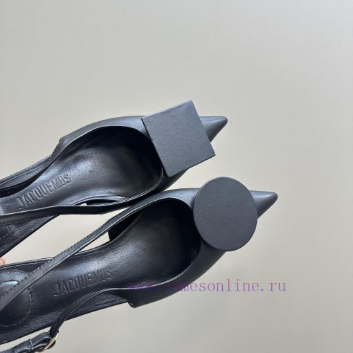 JACQUEMUS designer brand SND minimalist pointed toe women's high heelsBow decoration with polfyf6gnb - Image 8