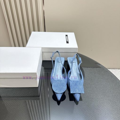 JACQUEMUS designer brand SND minimalist pointed toe women's high heelsBow decoration with po8y2ldoq6 - Image 3
