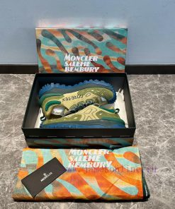 Top of the line Moncler Alliance Trailgrip GTX Green Blue Trailgrip sneakers are designed spc4g70lvm
