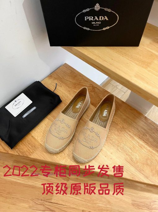 Prada/Prada In early spring 2024, this woven shoe is equipped with a woven insole made of socc2zk6ja - Image 2