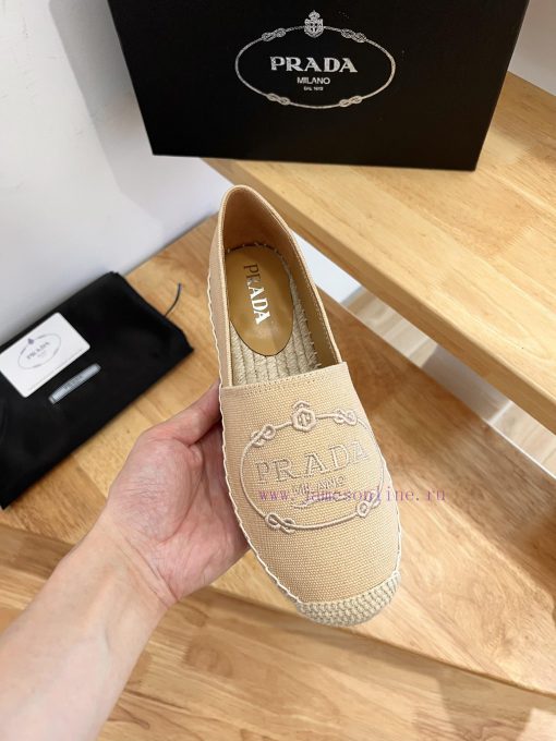 Prada/Prada In early spring 2024, this woven shoe is equipped with a woven insole made of socc2zk6ja - Image 5