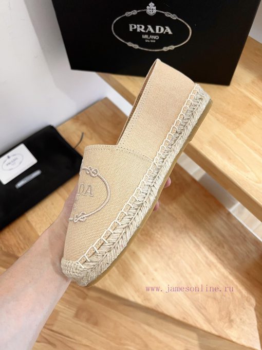 Prada/Prada In early spring 2024, this woven shoe is equipped with a woven insole made of socc2zk6ja - Image 6