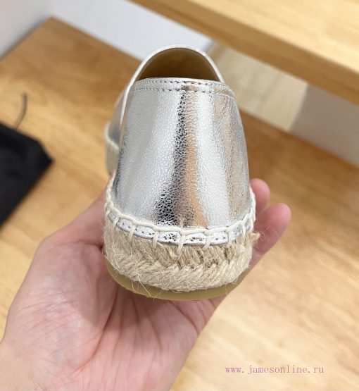 Prada/Prada 2024 early spring leather woven shoes, this woven shoe is equipped with a soft sokzuaqd3 - Image 7