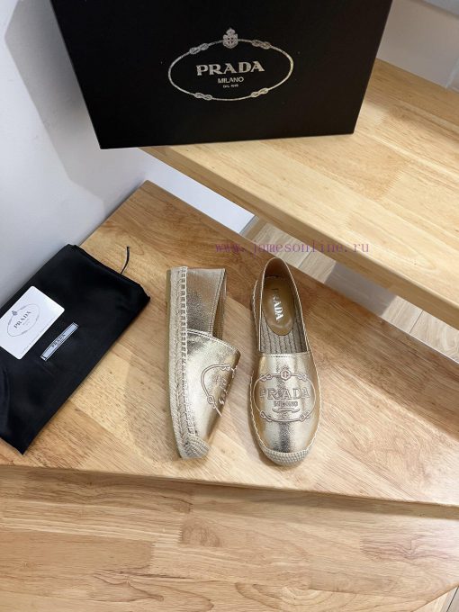 Prada/Prada 2024 early spring leather woven shoes, this woven shoe is equipped with a soft s2rlg4g9l - Image 8