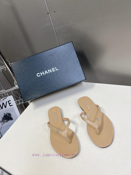 CHANEL | Chanel 24c Spring/Summer New Product Double C Flip flopsThe blockbuster has been imjcp2ipyv - Image 2
