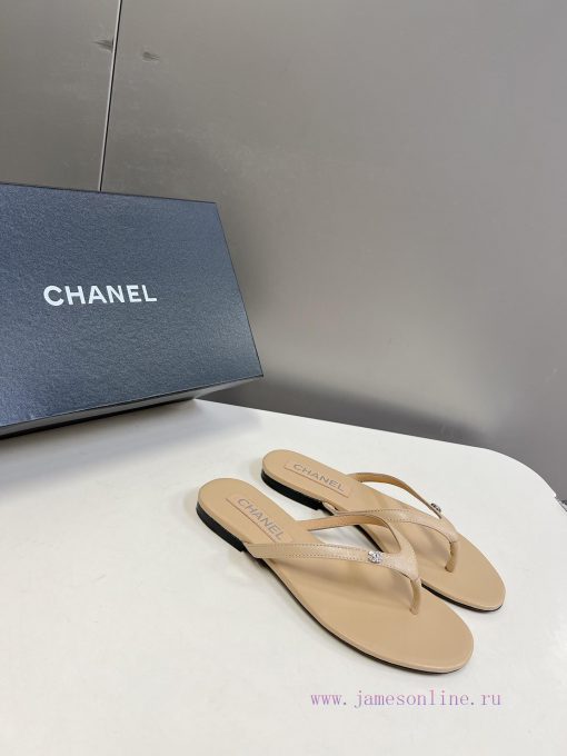 CHANEL | Chanel 24c Spring/Summer New Product Double C Flip flopsThe blockbuster has been imjcp2ipyv - Image 3