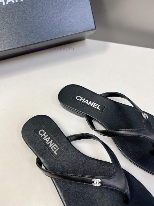 CHANEL | Chanel 24c Spring/Summer New Product Double C Flip flopsThe blockbuster has been imgdkdb09y - Image 10