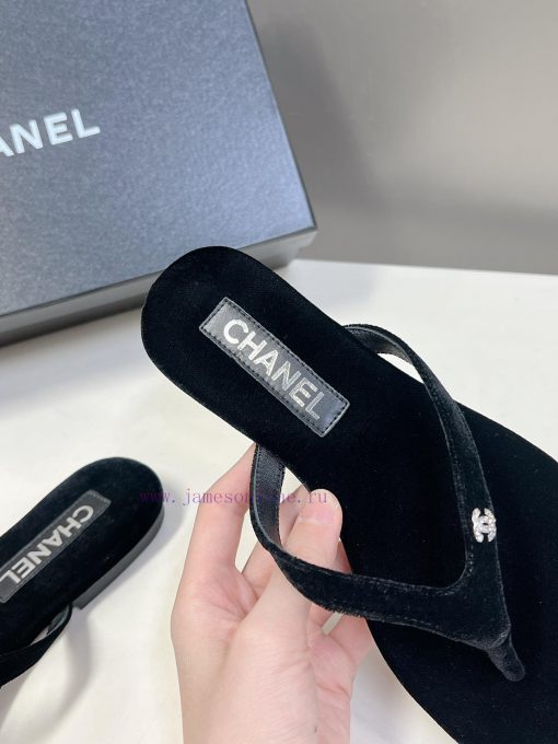 CHANEL | Chanel 24c Spring/Summer New Product Double C Flip flopsThe blockbuster has been imuxz36e92 - Image 9