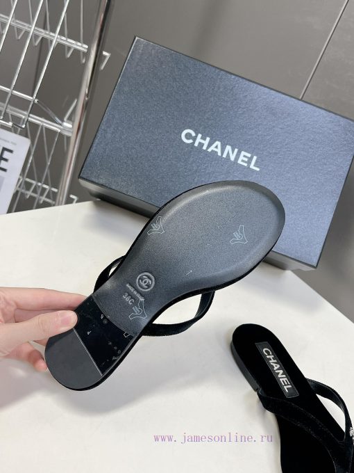 CHANEL | Chanel 24c Spring/Summer New Product Double C Flip flopsThe blockbuster has been imuxz36e92 - Image 10