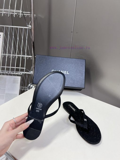 CHANEL | Chanel 24c Spring/Summer New Product Double C Flip flopsThe blockbuster has been imwvouc8lw - Image 10