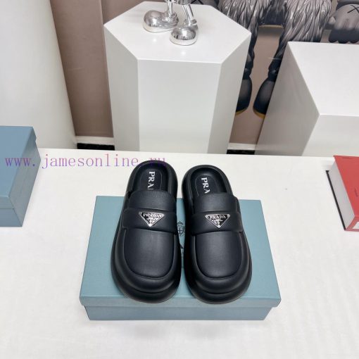Top tierPrada 2024 vs Spring/Summer Latest Explosive CollectionRound head, thick bottom, halfzxiaymq